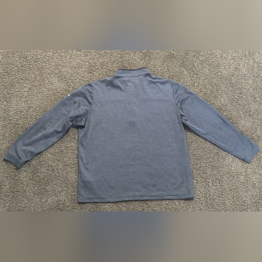 Adidas Gray and Black Quarter-Zip Country Club Golf Pullover - Picture 10 of 10